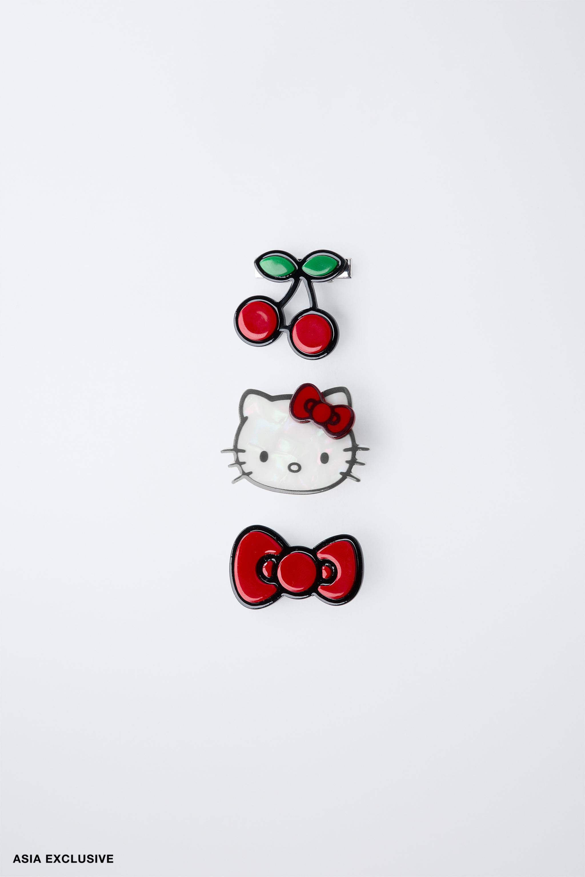 PACK OF THREE HELLO KITTY © SANRIO HAIR CLIPS